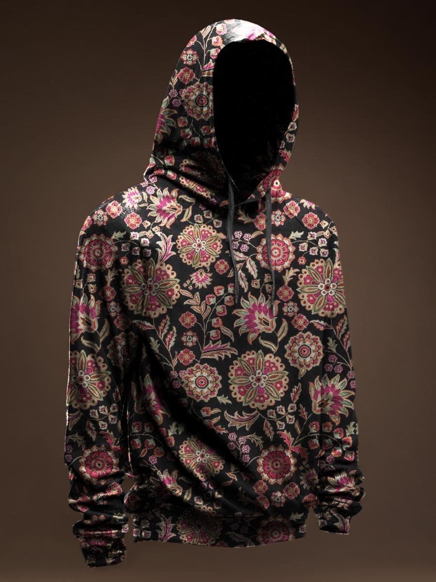 AGAZA 3 - Velvet Hoodie for Men - Sarman Fashion - Wholesale Clothing Fashion Brand for Men from Canada