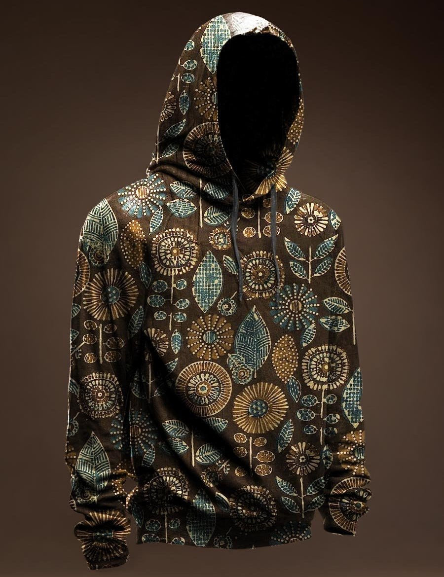 AGAZA 3 - Velvet Hoodie for Men - Sarman Fashion - Wholesale Clothing Fashion Brand for Men from Canada