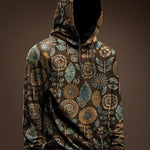 AGAZA 3 - Velvet Hoodie for Men - Sarman Fashion - Wholesale Clothing Fashion Brand for Men from Canada
