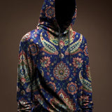 AGAZA 4 - Velvet Hoodie for Men - Sarman Fashion - Wholesale Clothing Fashion Brand for Men from Canada