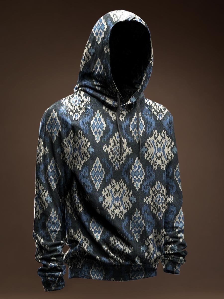 AGAZA 4 - Velvet Hoodie for Men - Sarman Fashion - Wholesale Clothing Fashion Brand for Men from Canada