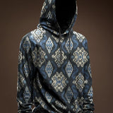 AGAZA 4 - Velvet Hoodie for Men - Sarman Fashion - Wholesale Clothing Fashion Brand for Men from Canada