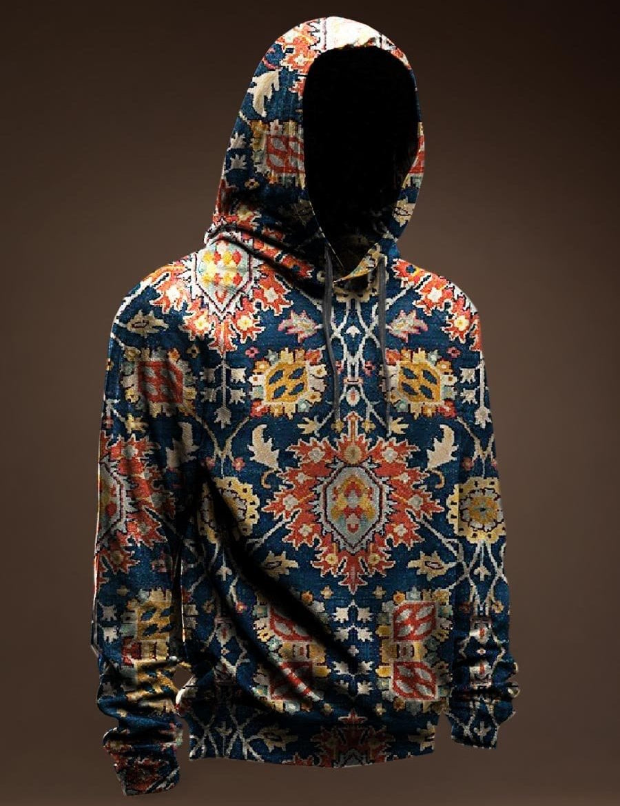 AGAZA 4 - Velvet Hoodie for Men - Sarman Fashion - Wholesale Clothing Fashion Brand for Men from Canada