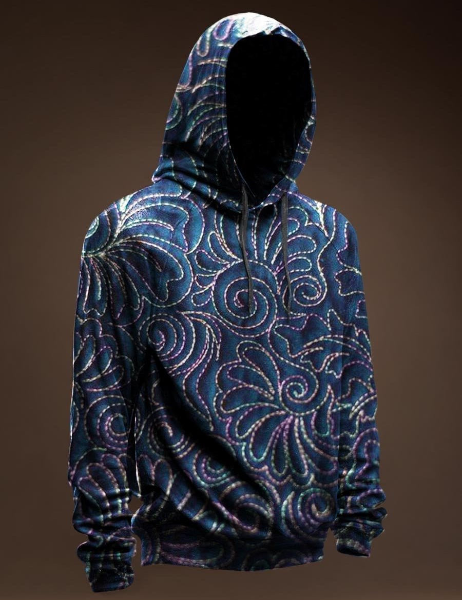 AGAZA 4 - Velvet Hoodie for Men - Sarman Fashion - Wholesale Clothing Fashion Brand for Men from Canada