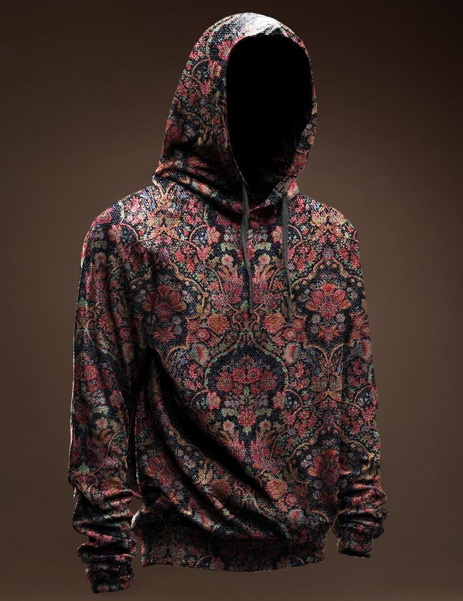 AGAZA 5 - Velvet Hoodie for Men - Sarman Fashion - Wholesale Clothing Fashion Brand for Men from Canada