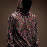AGAZA 5 - Velvet Hoodie for Men - Sarman Fashion - Wholesale Clothing Fashion Brand for Men from Canada