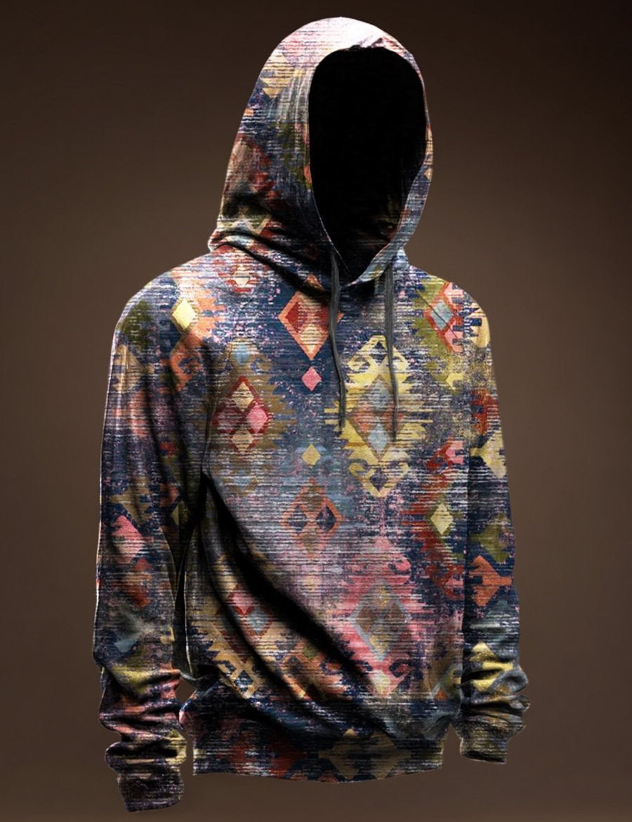 AGAZA 6 - Velvet Hoodie for Men - Sarman Fashion - Wholesale Clothing Fashion Brand for Men from Canada