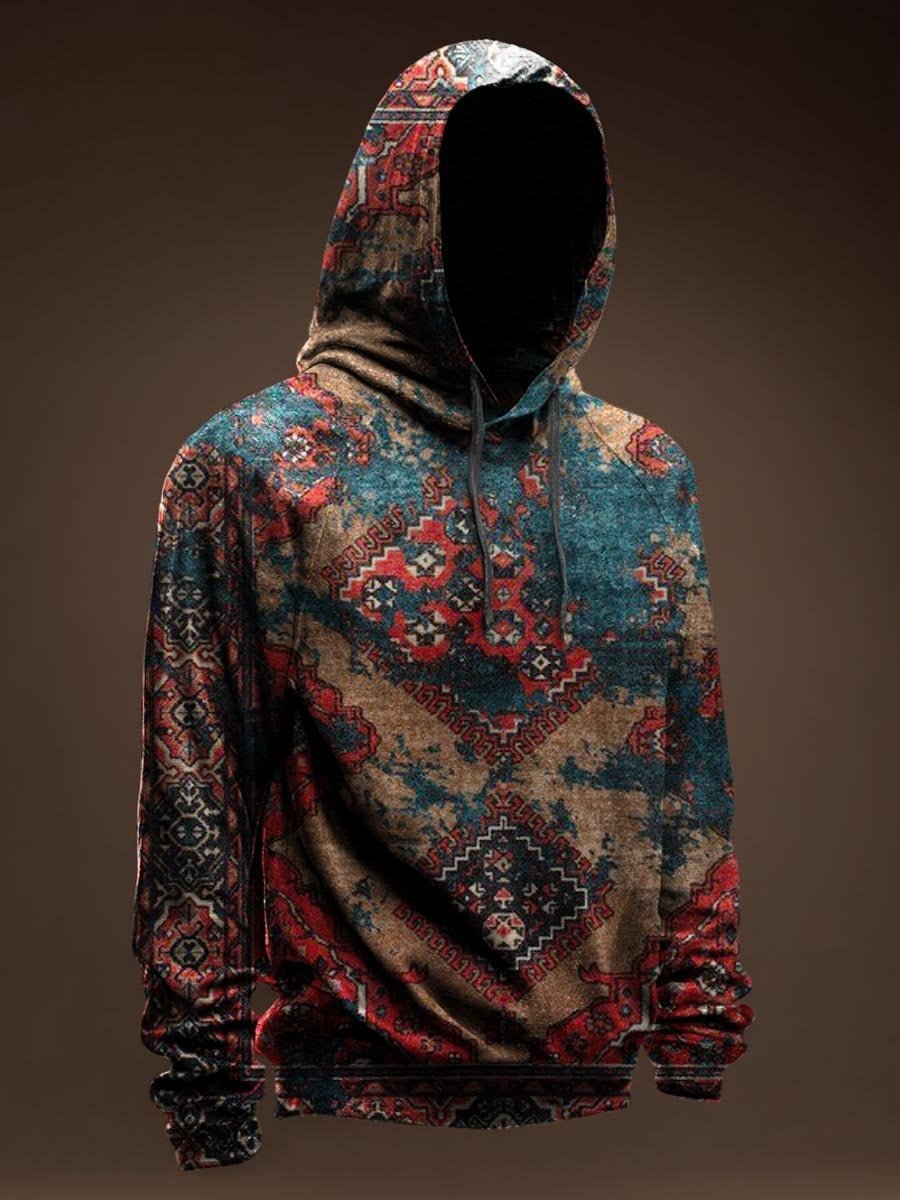 AGAZA 6 - Velvet Hoodie for Men - Sarman Fashion - Wholesale Clothing Fashion Brand for Men from Canada