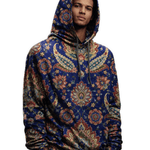 AGAZA 6 - Velvet Hoodie for Men - Sarman Fashion - Wholesale Clothing Fashion Brand for Men from Canada