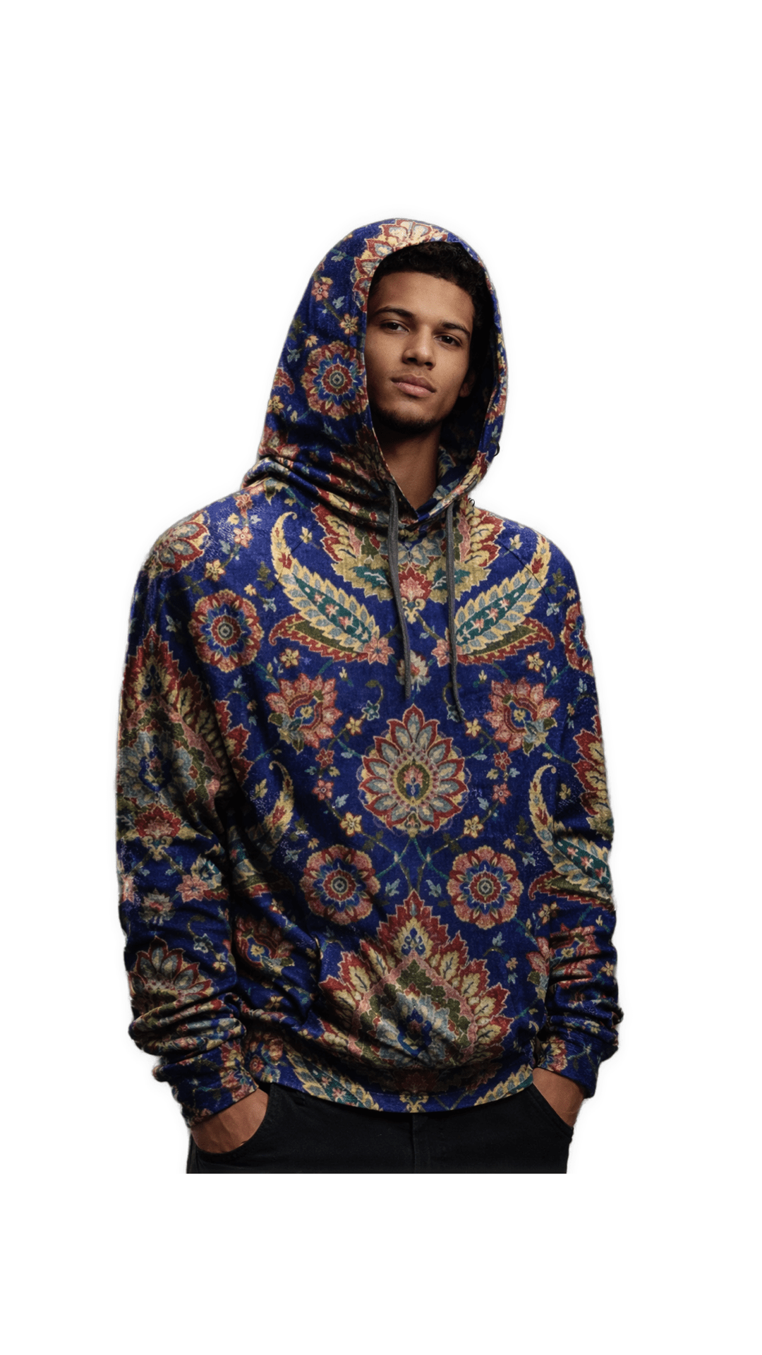 AGAZA 6 - Velvet Hoodie for Men - Sarman Fashion - Wholesale Clothing Fashion Brand for Men from Canada