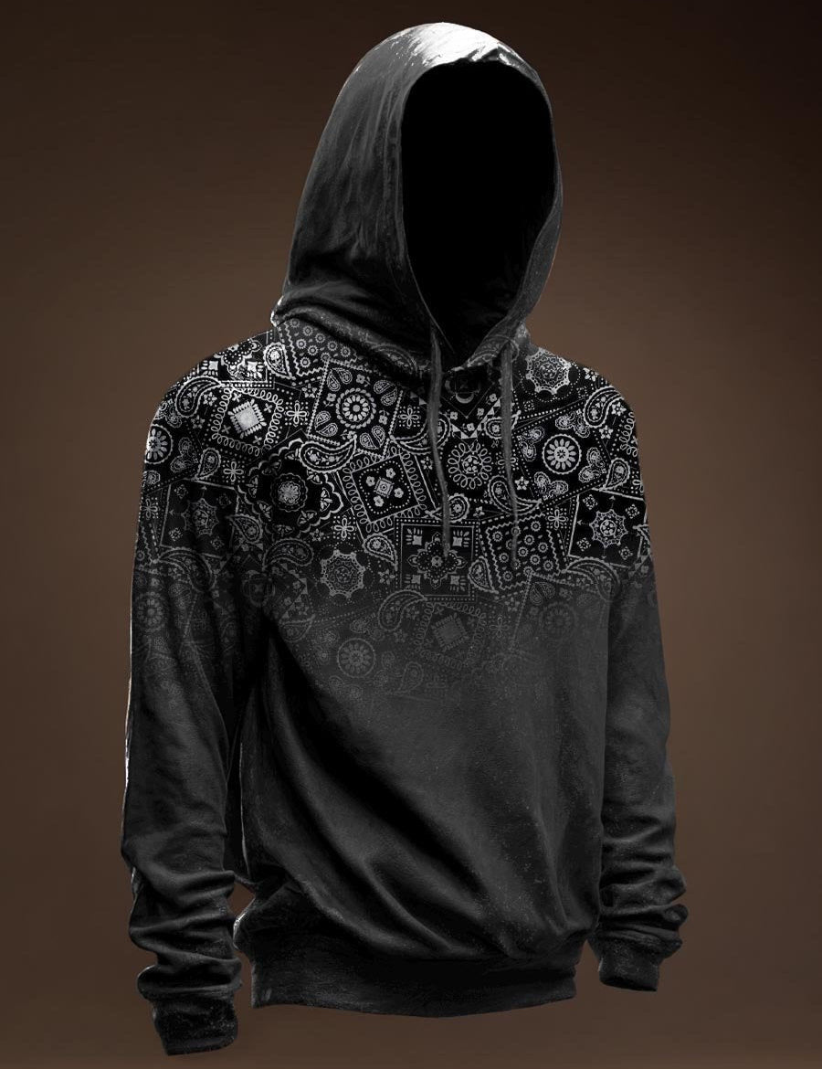 AGAZA 6 - Velvet Hoodie for Men - Sarman Fashion - Wholesale Clothing Fashion Brand for Men from Canada