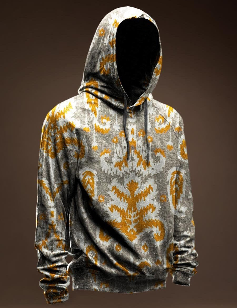 AGAZA 6 - Velvet Hoodie for Men - Sarman Fashion - Wholesale Clothing Fashion Brand for Men from Canada