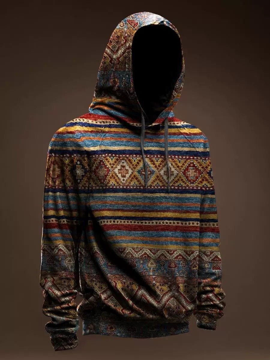 AGAZA - Velvet Hoodie for Men - Sarman Fashion - Wholesale Clothing Fashion Brand for Men from Canada