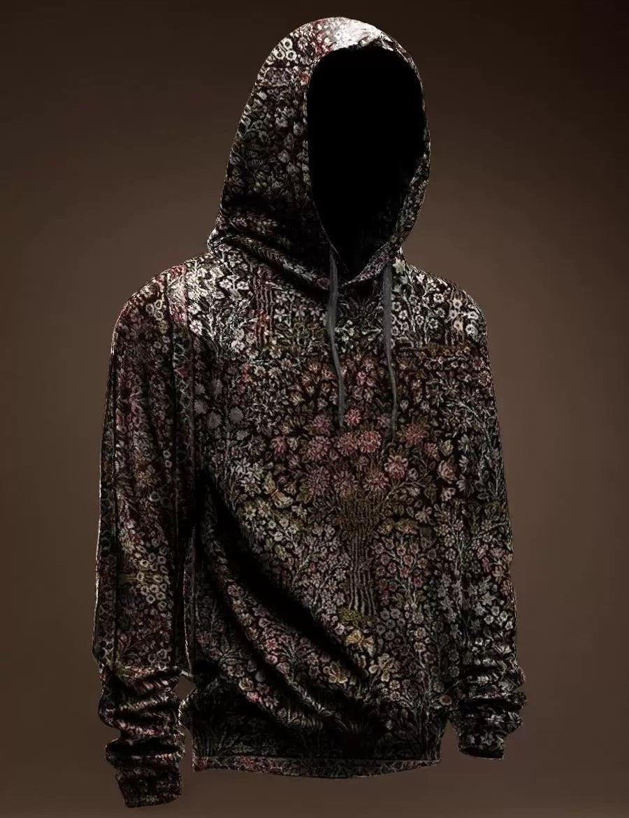 AGAZA - Velvet Hoodie for Men - Sarman Fashion - Wholesale Clothing Fashion Brand for Men from Canada