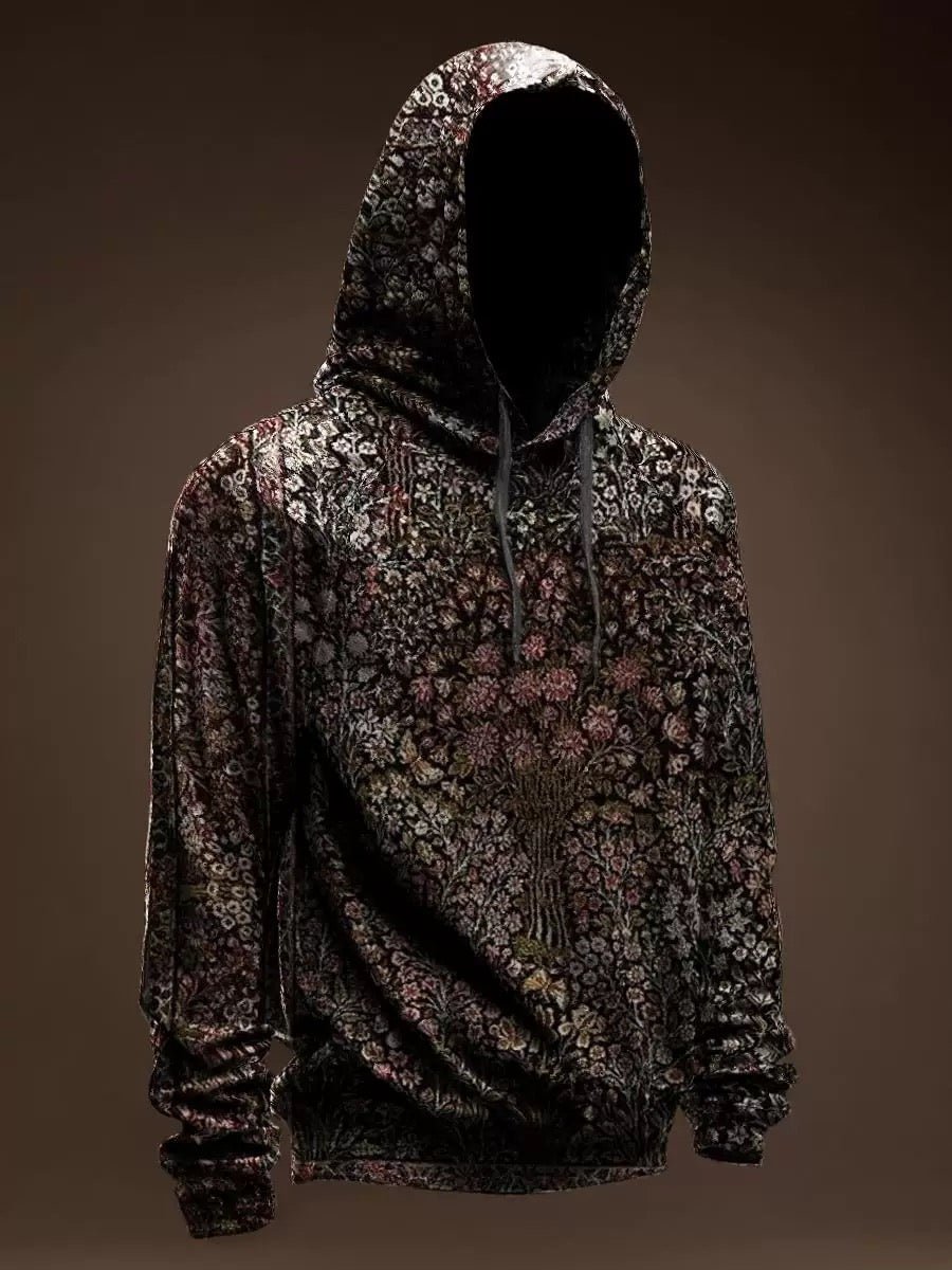 AGAZA - Velvet Hoodie for Men - Sarman Fashion - Wholesale Clothing Fashion Brand for Men from Canada
