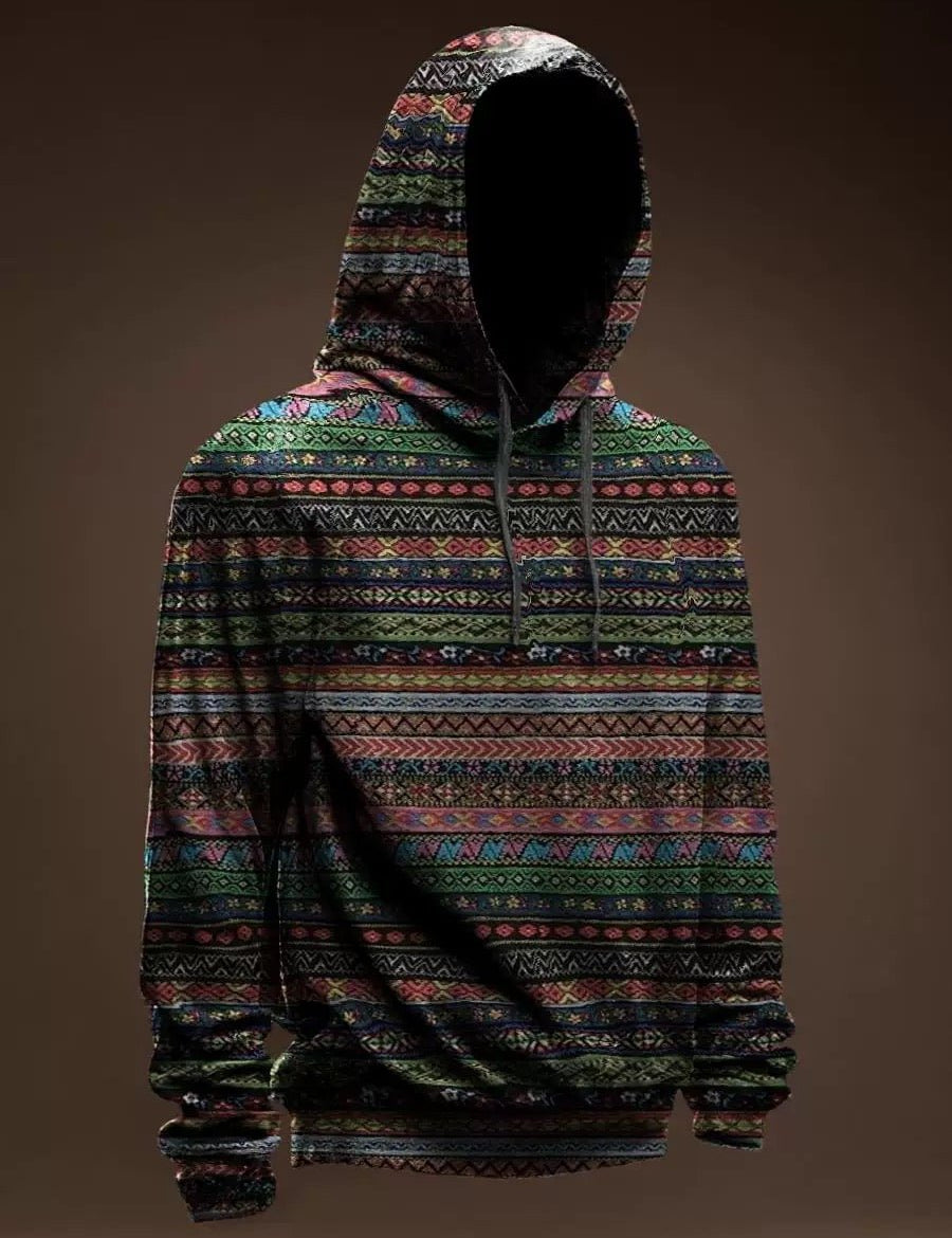 AGAZA - Velvet Hoodie for Men - Sarman Fashion - Wholesale Clothing Fashion Brand for Men from Canada