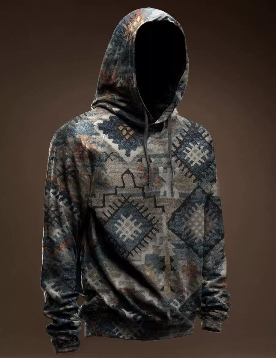 AGAZA - Velvet Hoodie for Men - Sarman Fashion - Wholesale Clothing Fashion Brand for Men from Canada