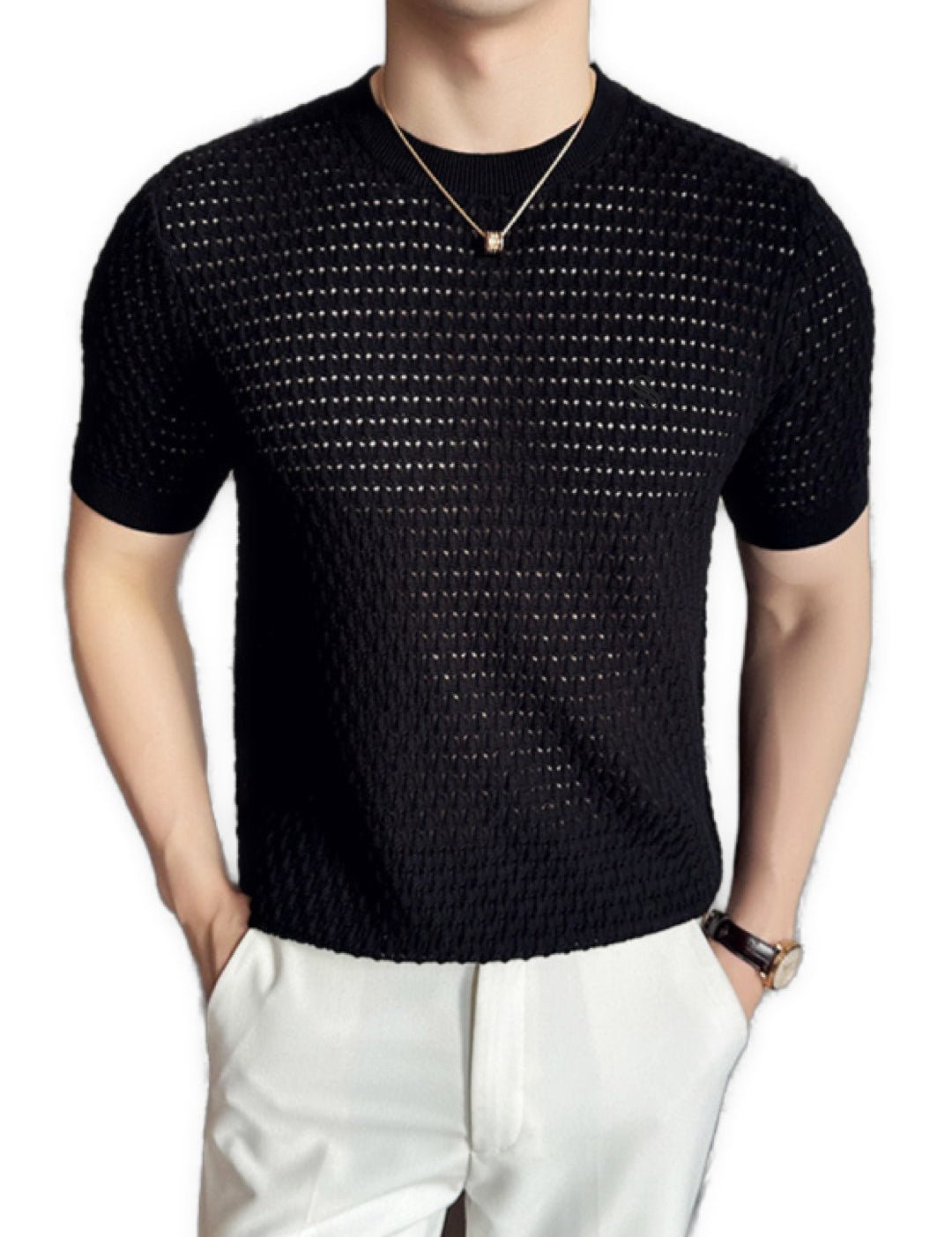 AHUY - Polo Shirt for Men - Sarman Fashion - Wholesale Clothing Fashion Brand for Men from Canada