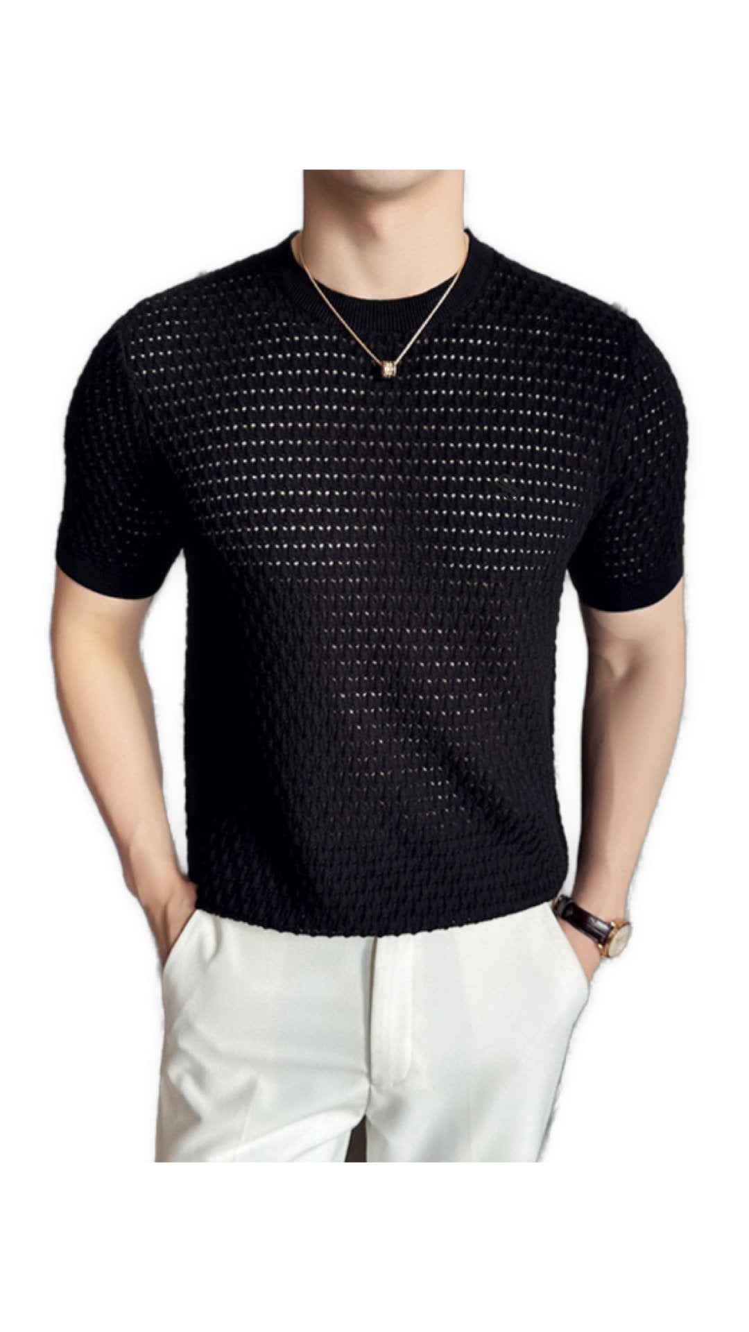 AHUY - Polo Shirt for Men - Sarman Fashion - Wholesale Clothing Fashion Brand for Men from Canada
