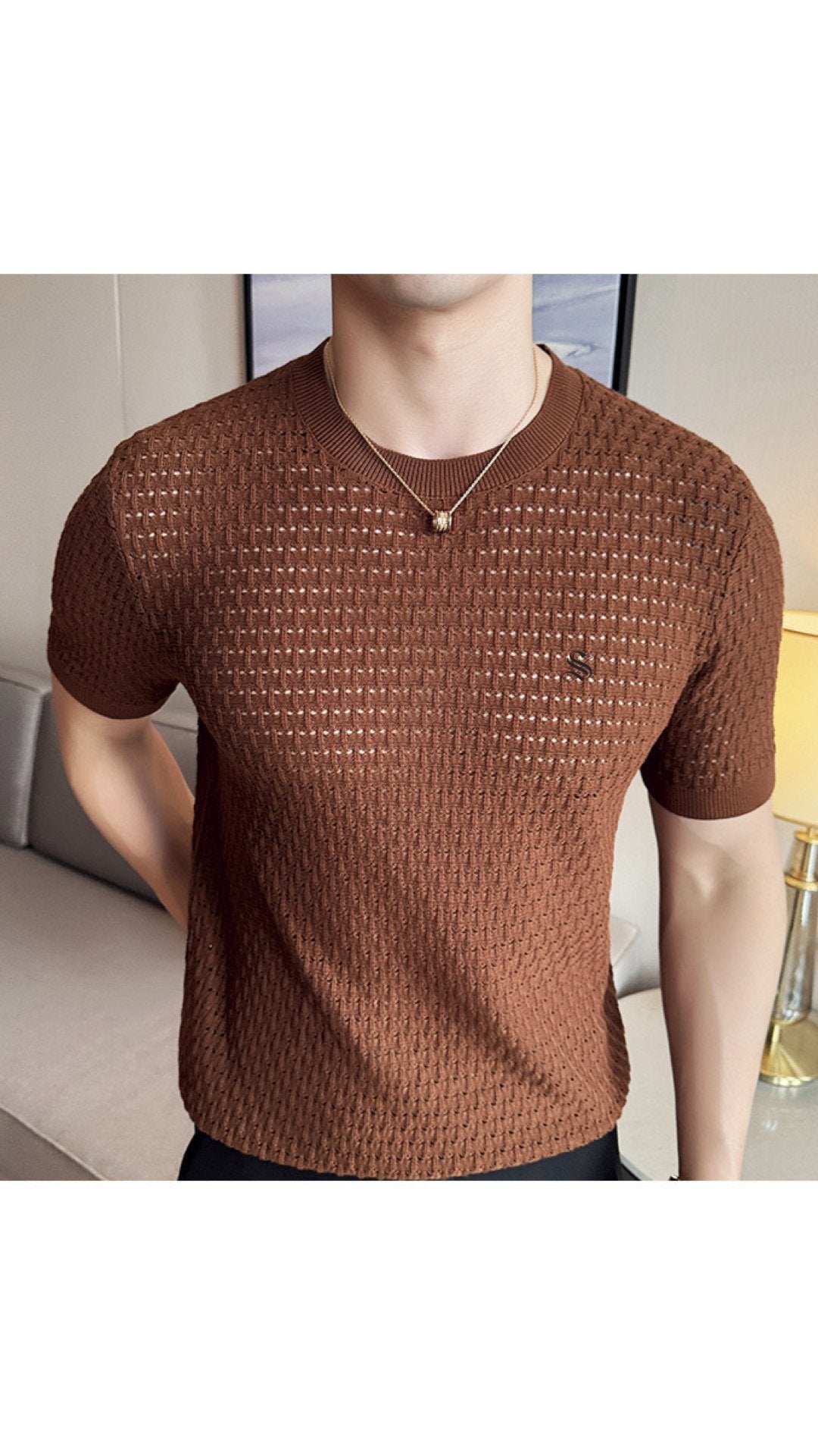 AHUY - Polo Shirt for Men - Sarman Fashion - Wholesale Clothing Fashion Brand for Men from Canada