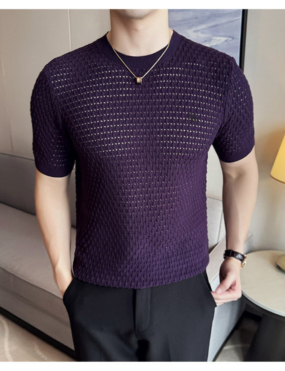AHUY - Polo Shirt for Men - Sarman Fashion - Wholesale Clothing Fashion Brand for Men from Canada