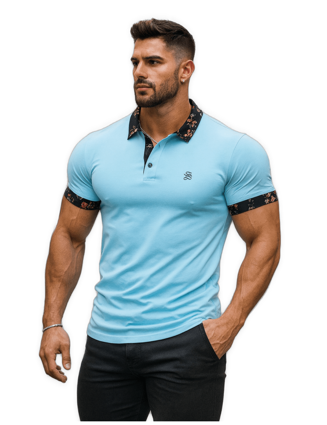 Aisha - Polo Shirt for Men - Sarman Fashion - Wholesale Clothing Fashion Brand for Men from Canada