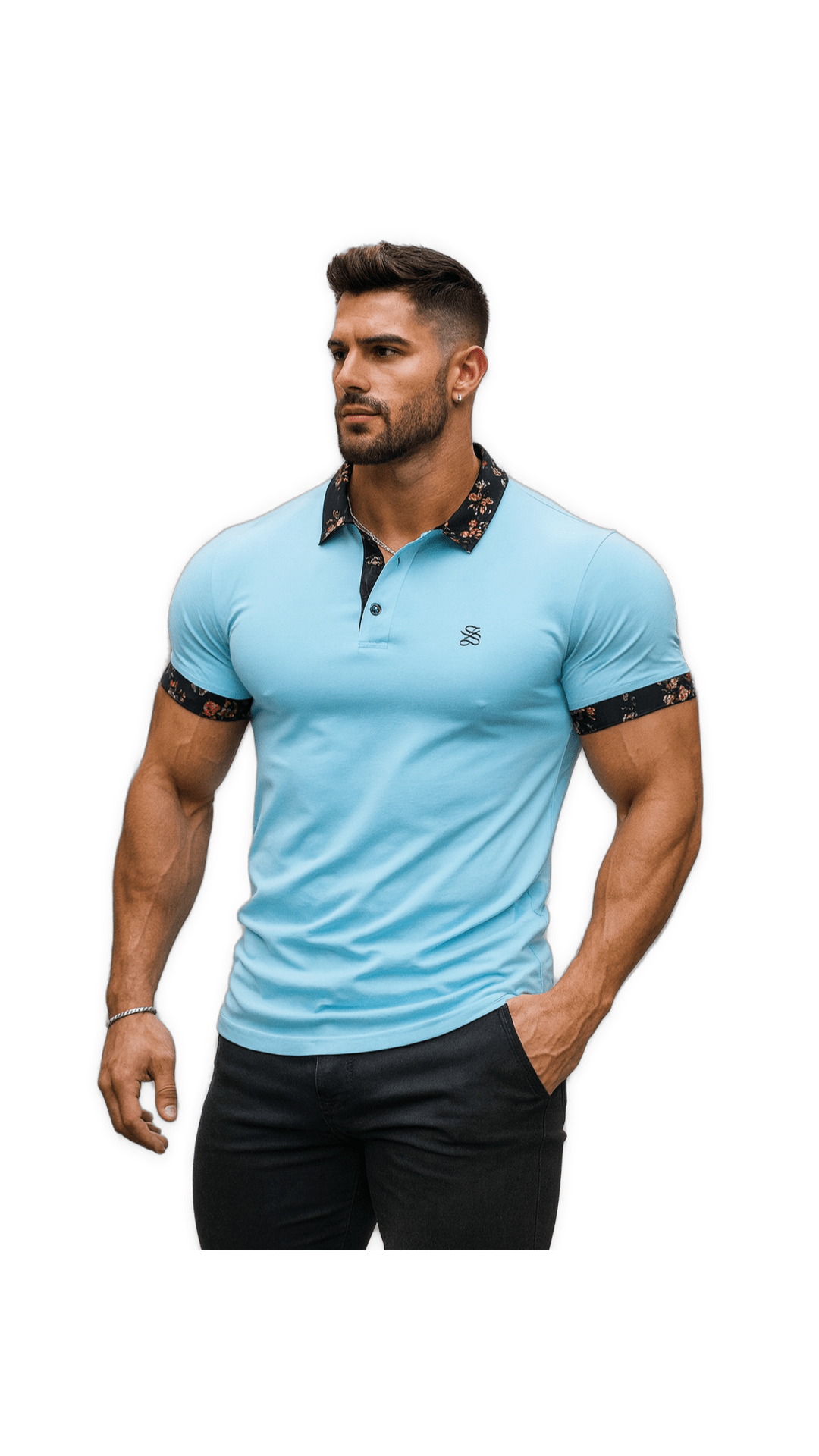 Aisha - Polo Shirt for Men - Sarman Fashion - Wholesale Clothing Fashion Brand for Men from Canada