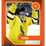 Aithen Sarkissian (TURBO) 14 - DUCS Style Custom Hockey Card | Elite Defenceman Prospect (2025 - 2026) - Sarman Fashion - Wholesale Clothing Fashion Brand for Men from Canada