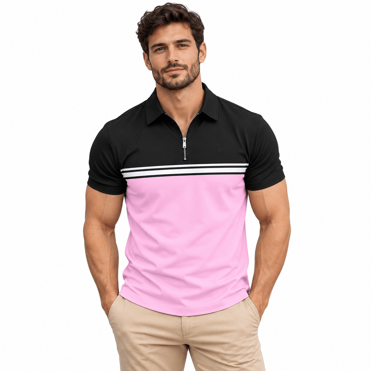 Aiuridi - Polo Shirt for Men - Sarman Fashion - Wholesale Clothing Fashion Brand for Men from Canada