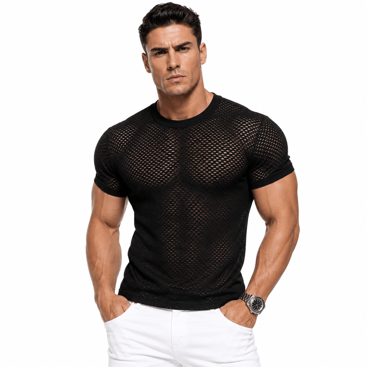 Akiv - Men’s t-shirt - Sarman Fashion - Wholesale Clothing Fashion Brand for Men from Canada