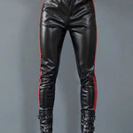 AKizbono 3Z - Pu Leather Pants for Men - Sarman Fashion - Wholesale Clothing Fashion Brand for Men from Canada