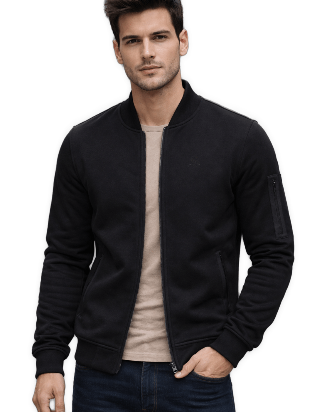Akrosu - Long Sleeve Jacket for Men - Sarman Fashion - Wholesale Clothing Fashion Brand for Men from Canada