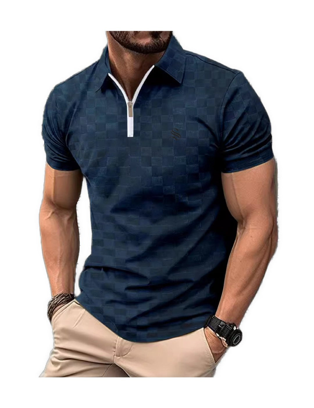 Akuga - Polo Shirt for Men - Sarman Fashion - Wholesale Clothing Fashion Brand for Men from Canada