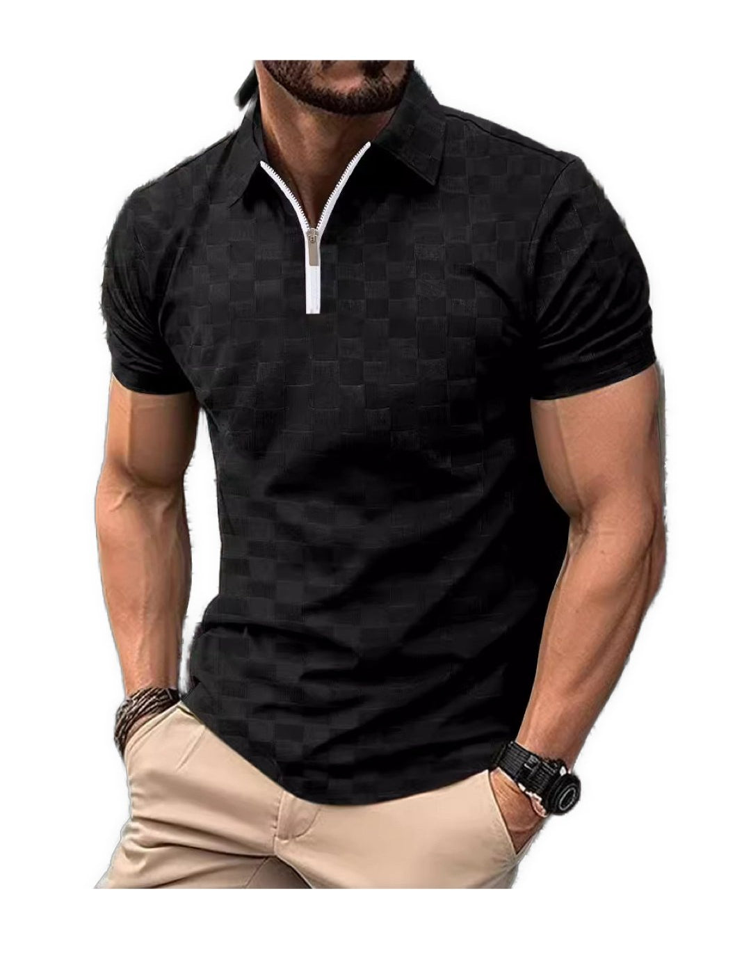 Akuga - Polo Shirt for Men - Sarman Fashion - Wholesale Clothing Fashion Brand for Men from Canada