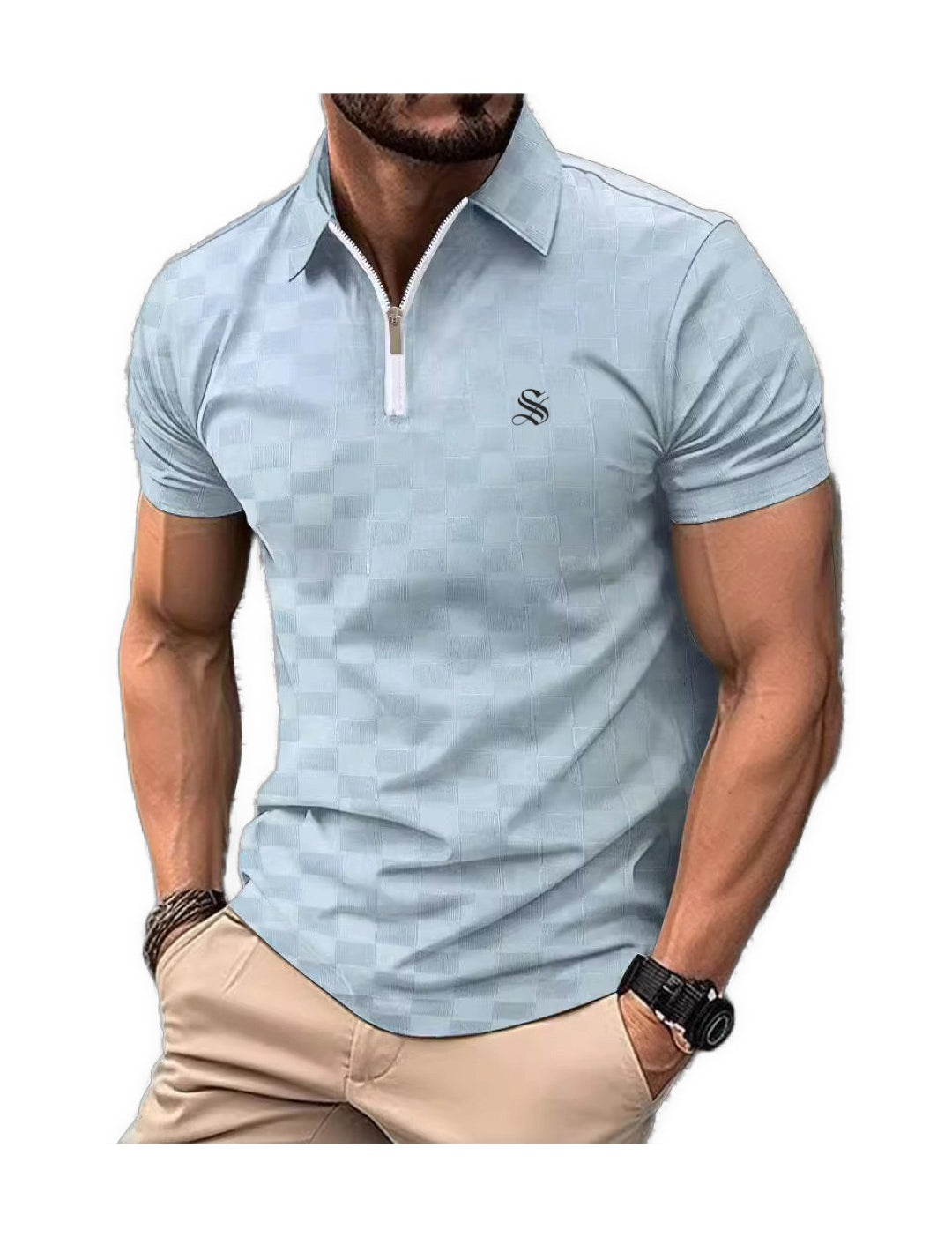Akuga - Polo Shirt for Men - Sarman Fashion - Wholesale Clothing Fashion Brand for Men from Canada