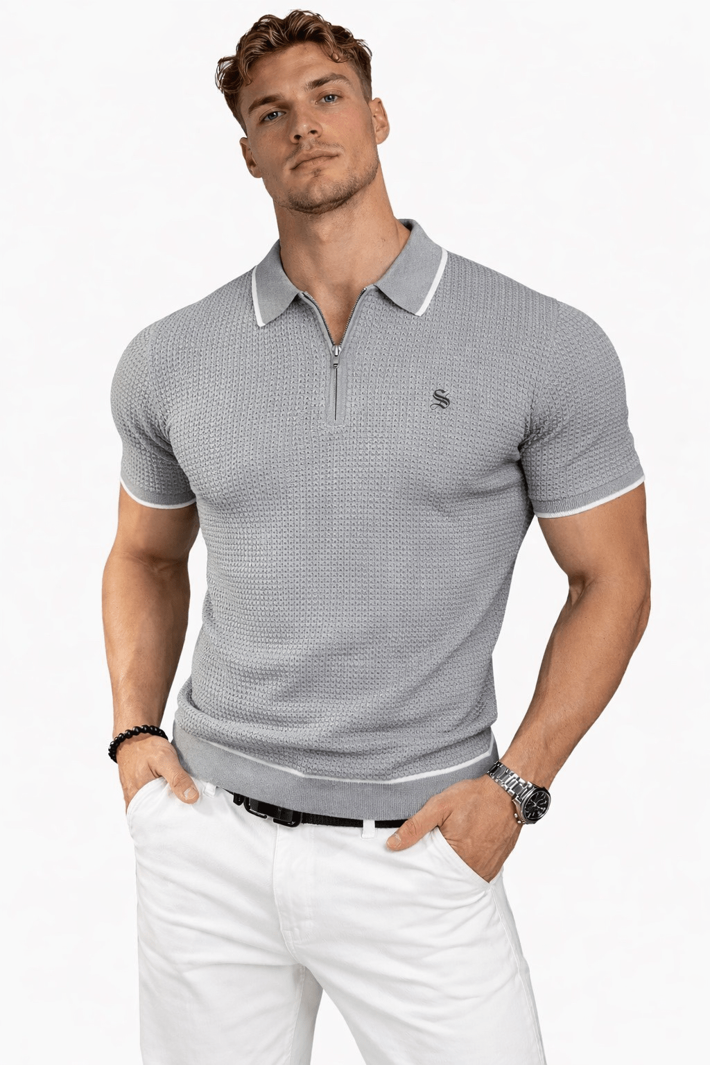 Almaz 2 - Polo Shirt for Men - Sarman Fashion - Wholesale Clothing Fashion Brand for Men from Canada