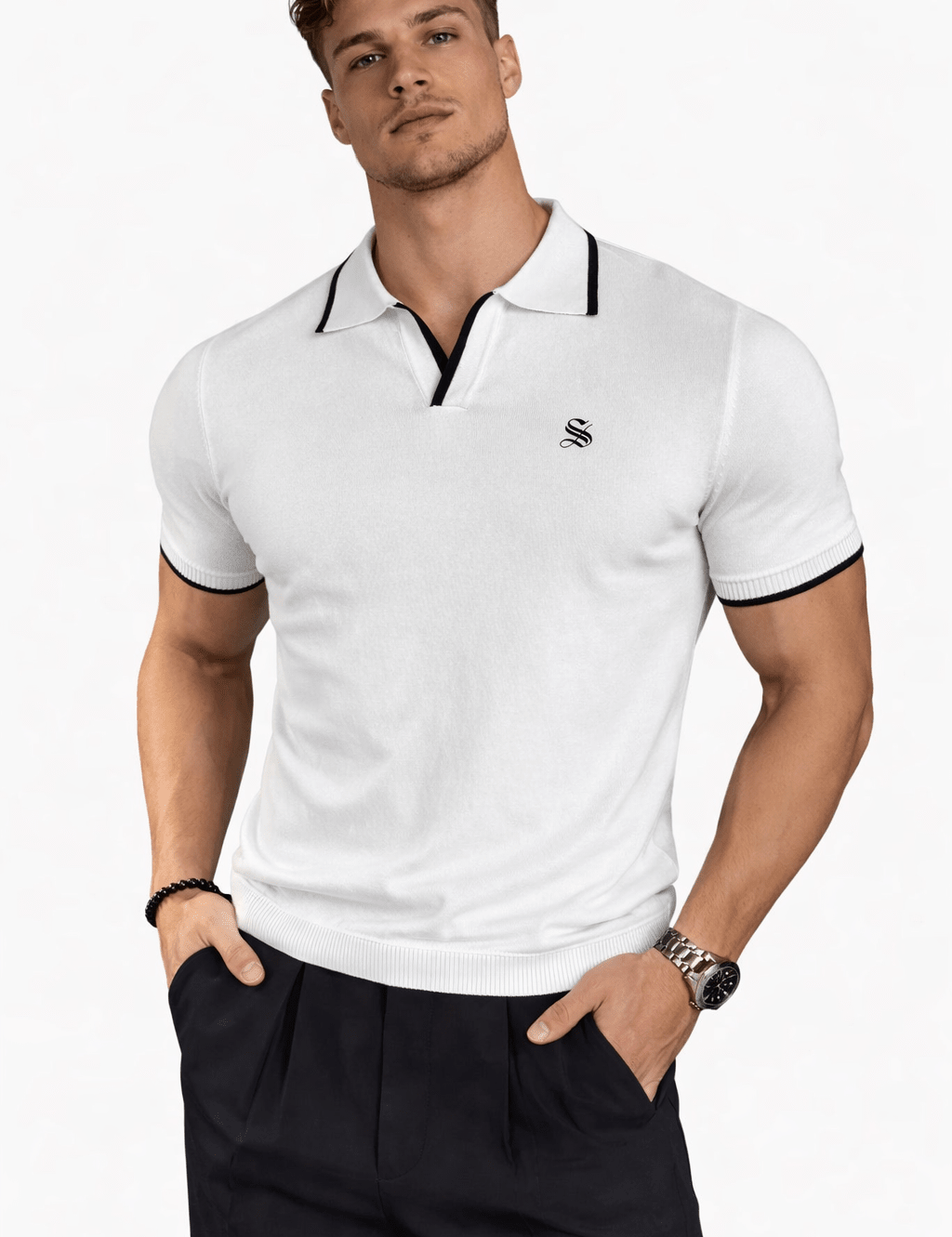 Almaz - Polo Shirt for Men - Sarman Fashion - Wholesale Clothing Fashion Brand for Men from Canada