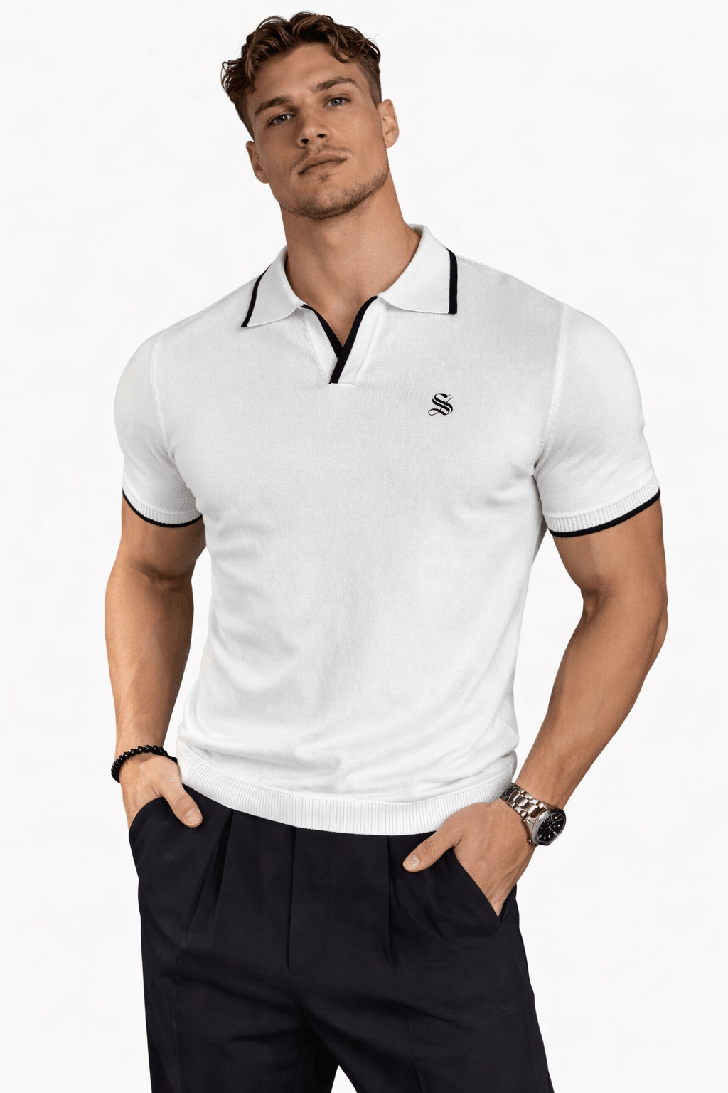 Almaz - Polo Shirt for Men - Sarman Fashion - Wholesale Clothing Fashion Brand for Men from Canada