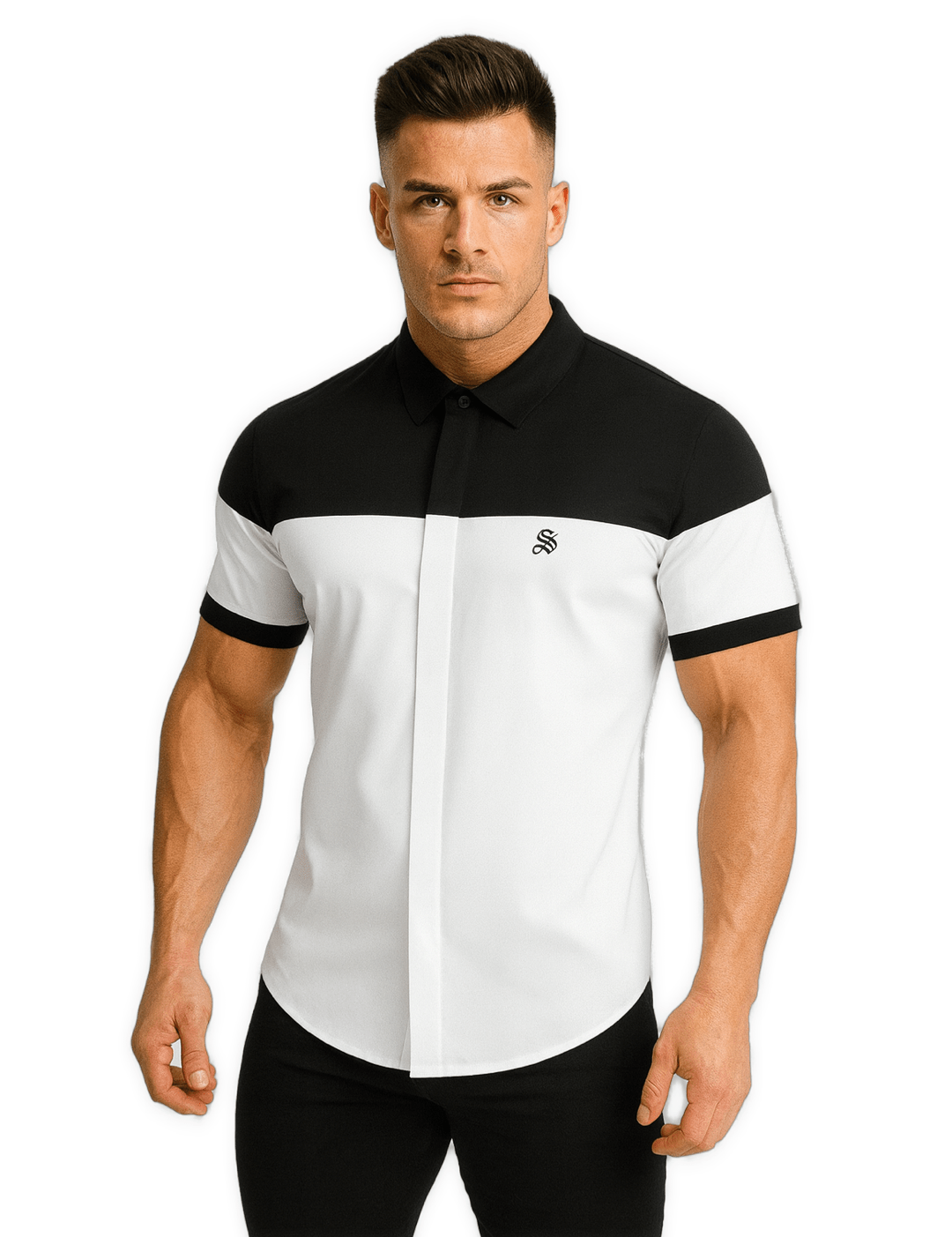 Alopo - Short Sleeves Shirt for Men - Sarman Fashion - Wholesale Clothing Fashion Brand for Men from Canada