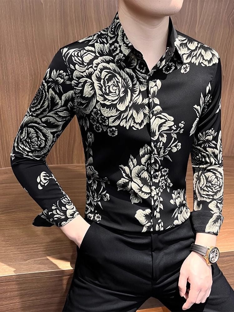 Alovo 5 - Long Sleeves Shirt for Men - Sarman Fashion - Wholesale Clothing Fashion Brand for Men from Canada