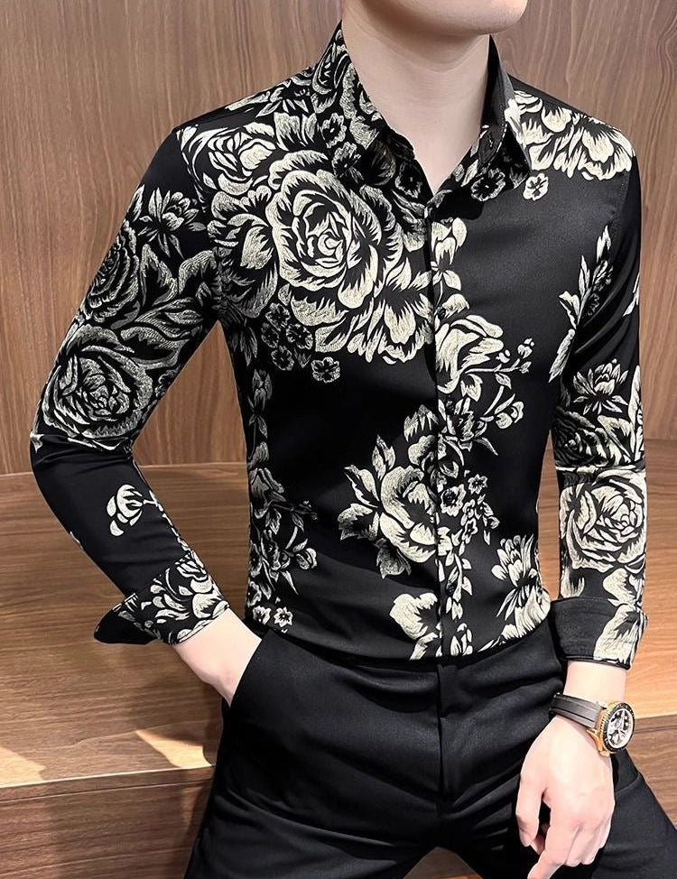 Alovo 5 - Long Sleeves Shirt for Men - Sarman Fashion - Wholesale Clothing Fashion Brand for Men from Canada
