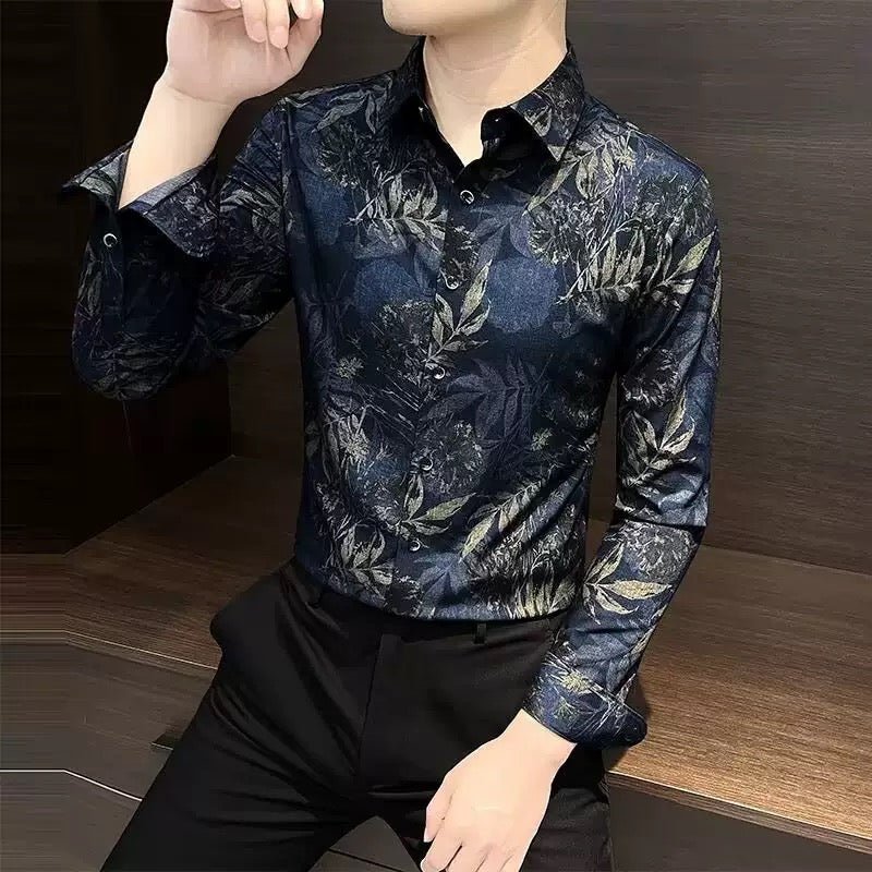 Alovo 6 - Long Sleeves Shirt for Men - Sarman Fashion - Wholesale Clothing Fashion Brand for Men from Canada