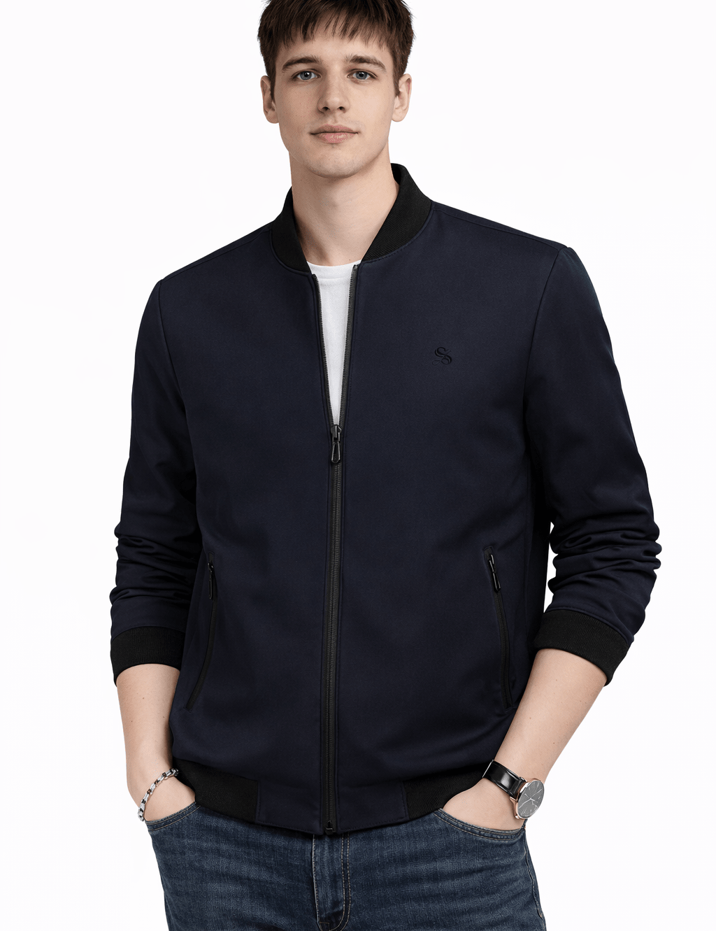 Alpha Boss - Long Sleeve Jacket for Men - Sarman Fashion - Wholesale Clothing Fashion Brand for Men from Canada