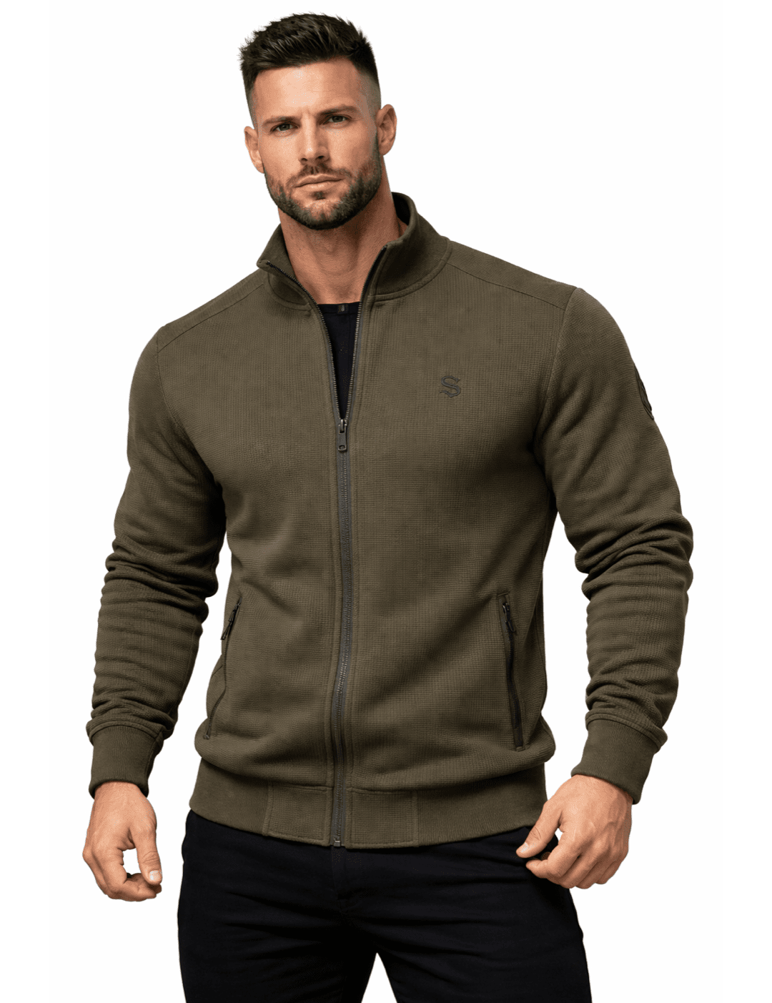 Alpha King 10 - Long Sleeve Jacket for Men - Sarman Fashion - Wholesale Clothing Fashion Brand for Men from Canada