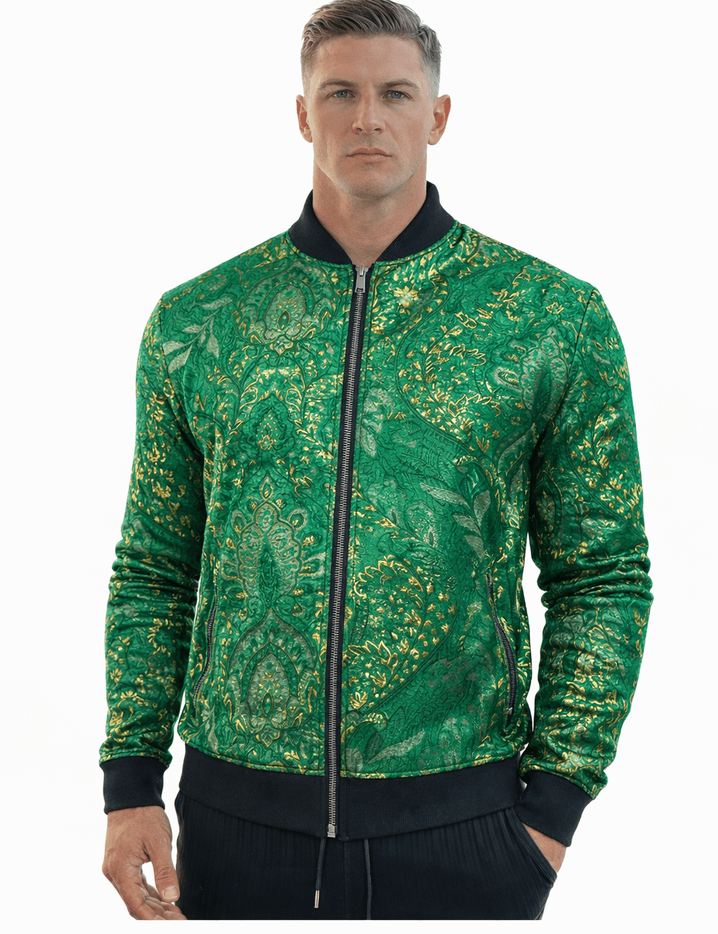 AlphaKing 15 - Velvet Jacket for Men - Sarman Fashion - Wholesale Clothing Fashion Brand for Men from Canada