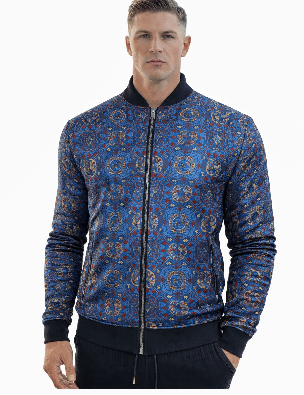 AlphaKing 18 - Velvet Jacket for Men - Sarman Fashion - Wholesale Clothing Fashion Brand for Men from Canada