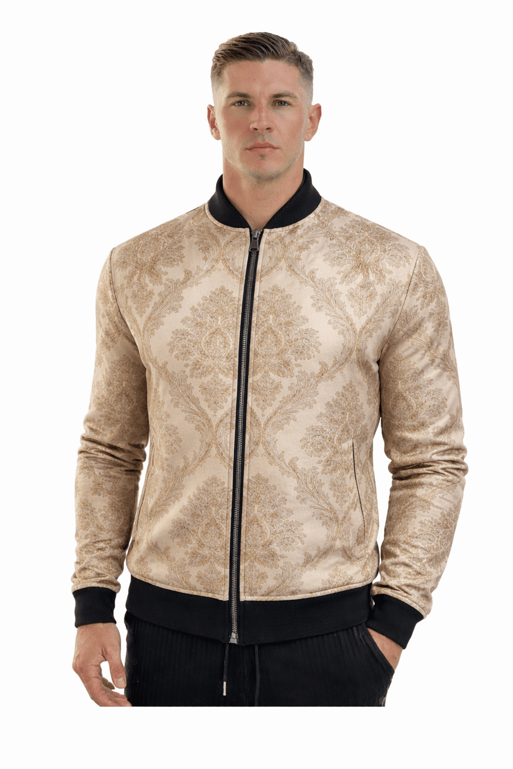 AlphaKing 20 - Velvet Jacket for Men - Sarman Fashion - Wholesale Clothing Fashion Brand for Men from Canada