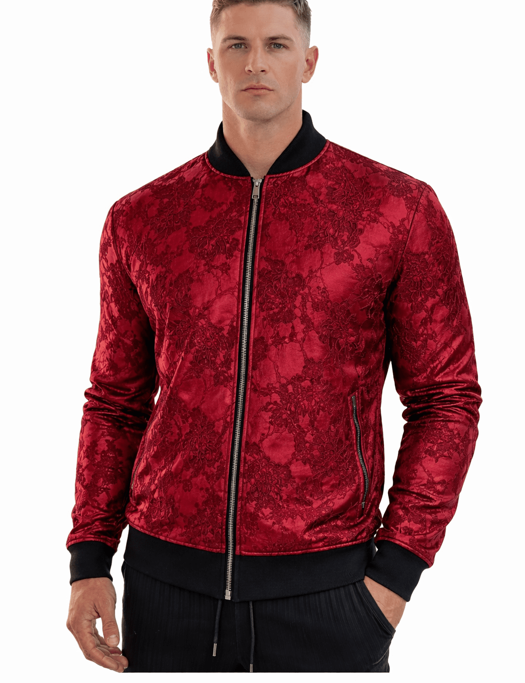 AlphaKing 24 - Velvet Jacket for Men - Sarman Fashion - Wholesale Clothing Fashion Brand for Men from Canada