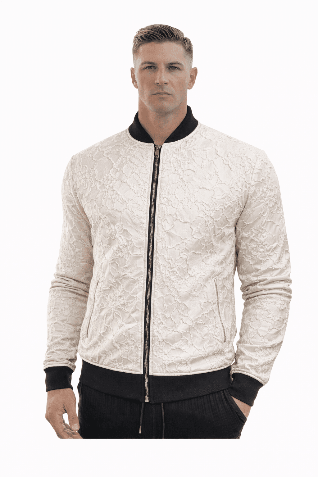 AlphaKing 25 - Velvet Jacket for Men - Sarman Fashion - Wholesale Clothing Fashion Brand for Men from Canada