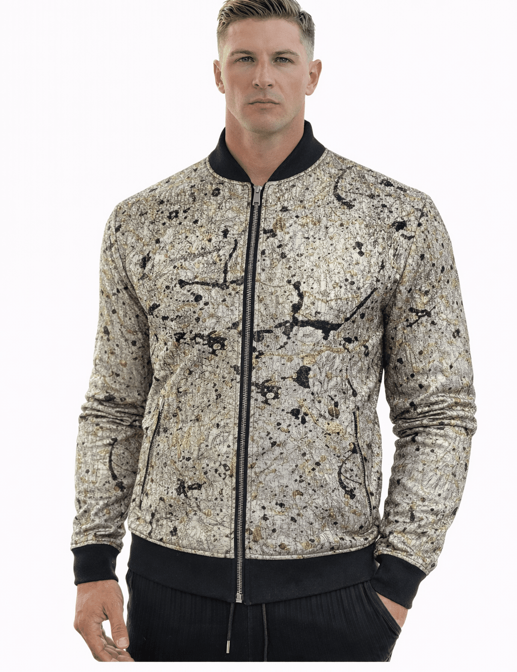 AlphaKing 26 - Velvet Jacket for Men - Sarman Fashion - Wholesale Clothing Fashion Brand for Men from Canada